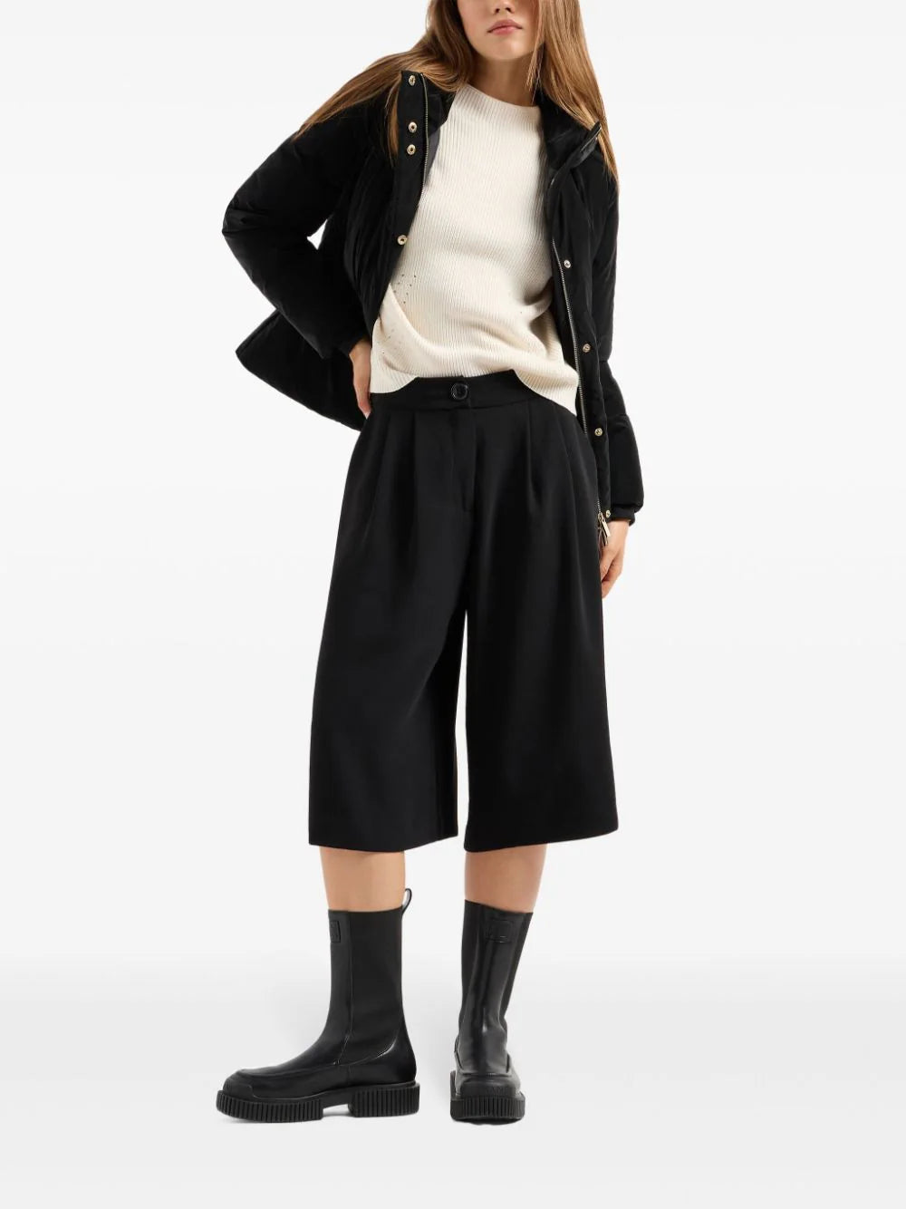 Armani Exchange concealed hood jacket