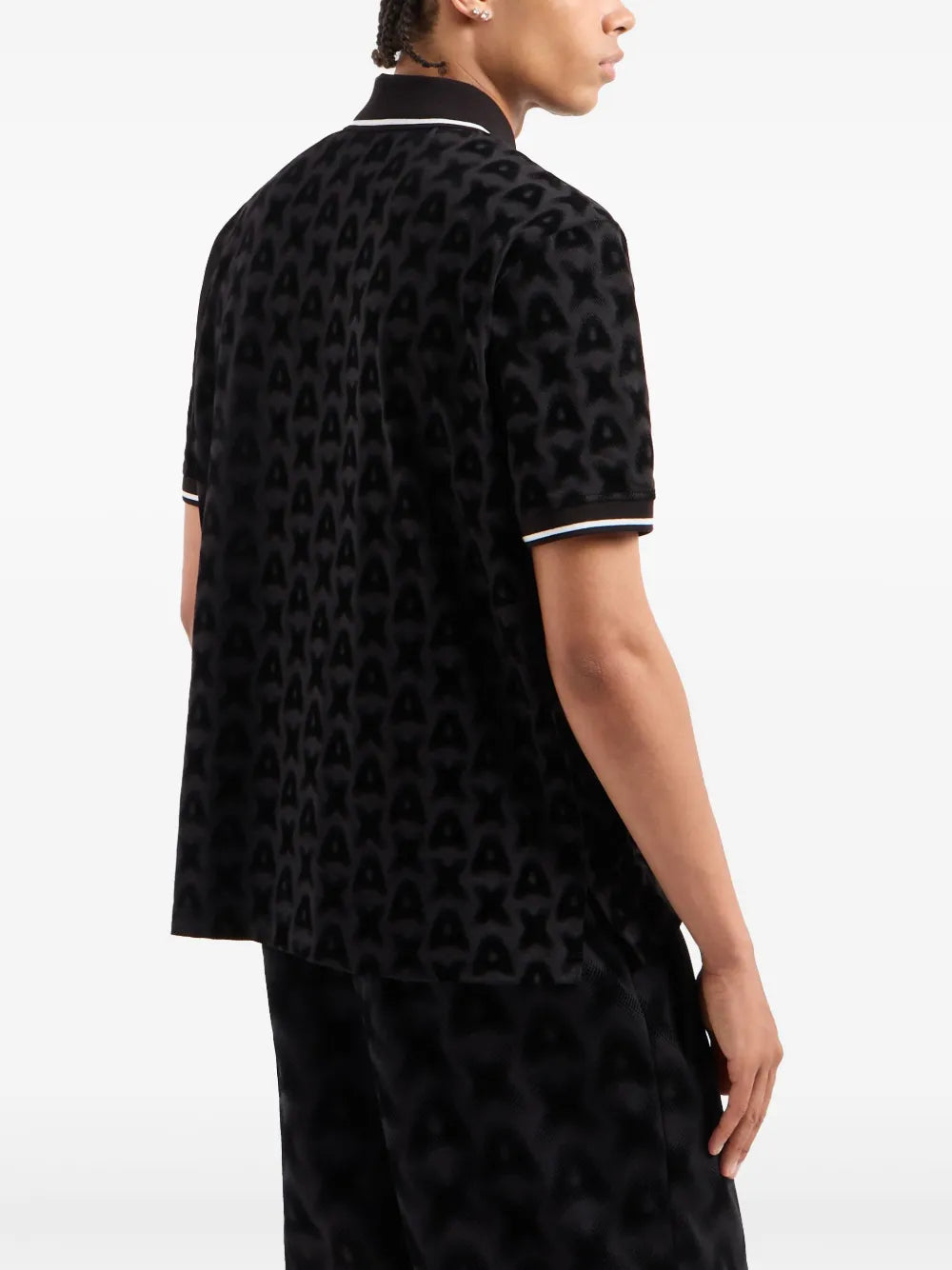 Armani Exchange  logo polo shirt