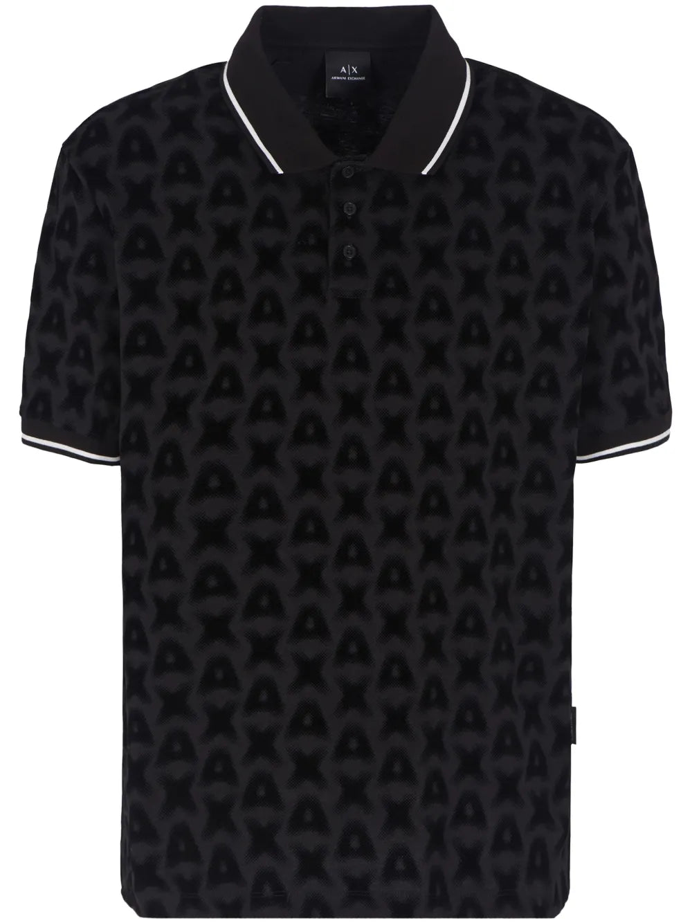 Armani Exchange  logo polo shirt