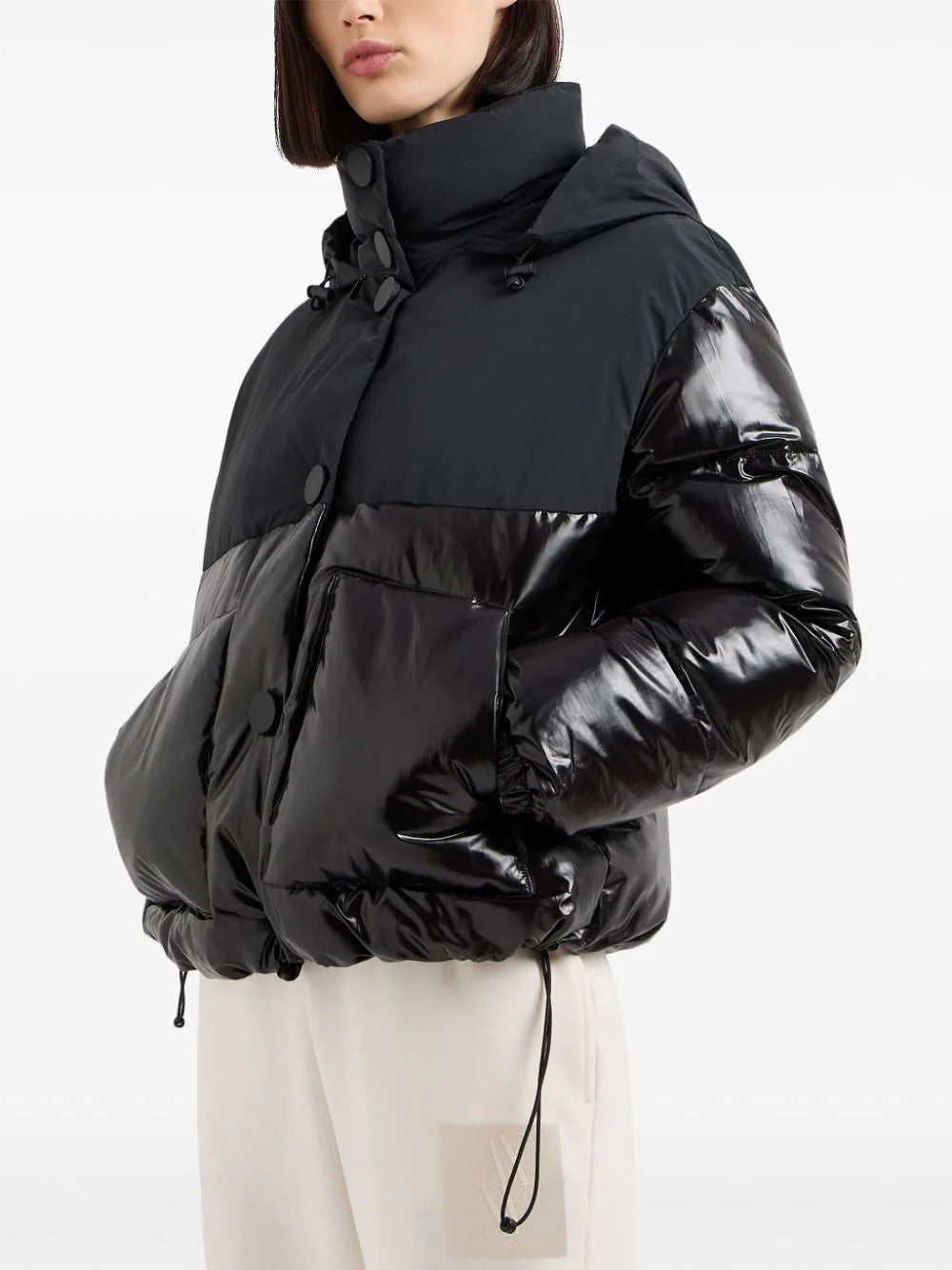 Armani Exchange detachable hood jacket