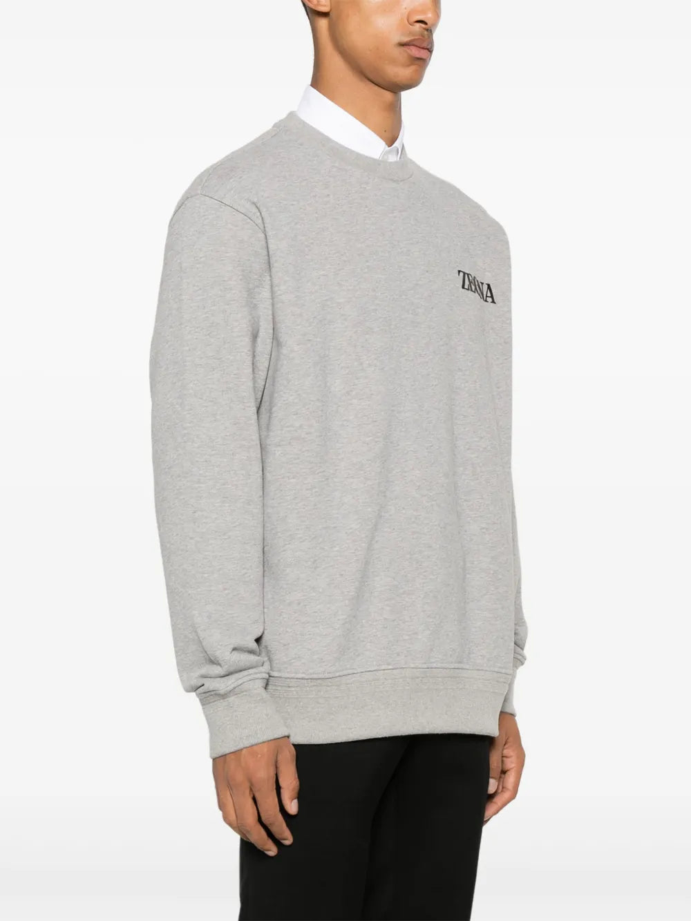 Zegna  rubberised-logo sweatshirt