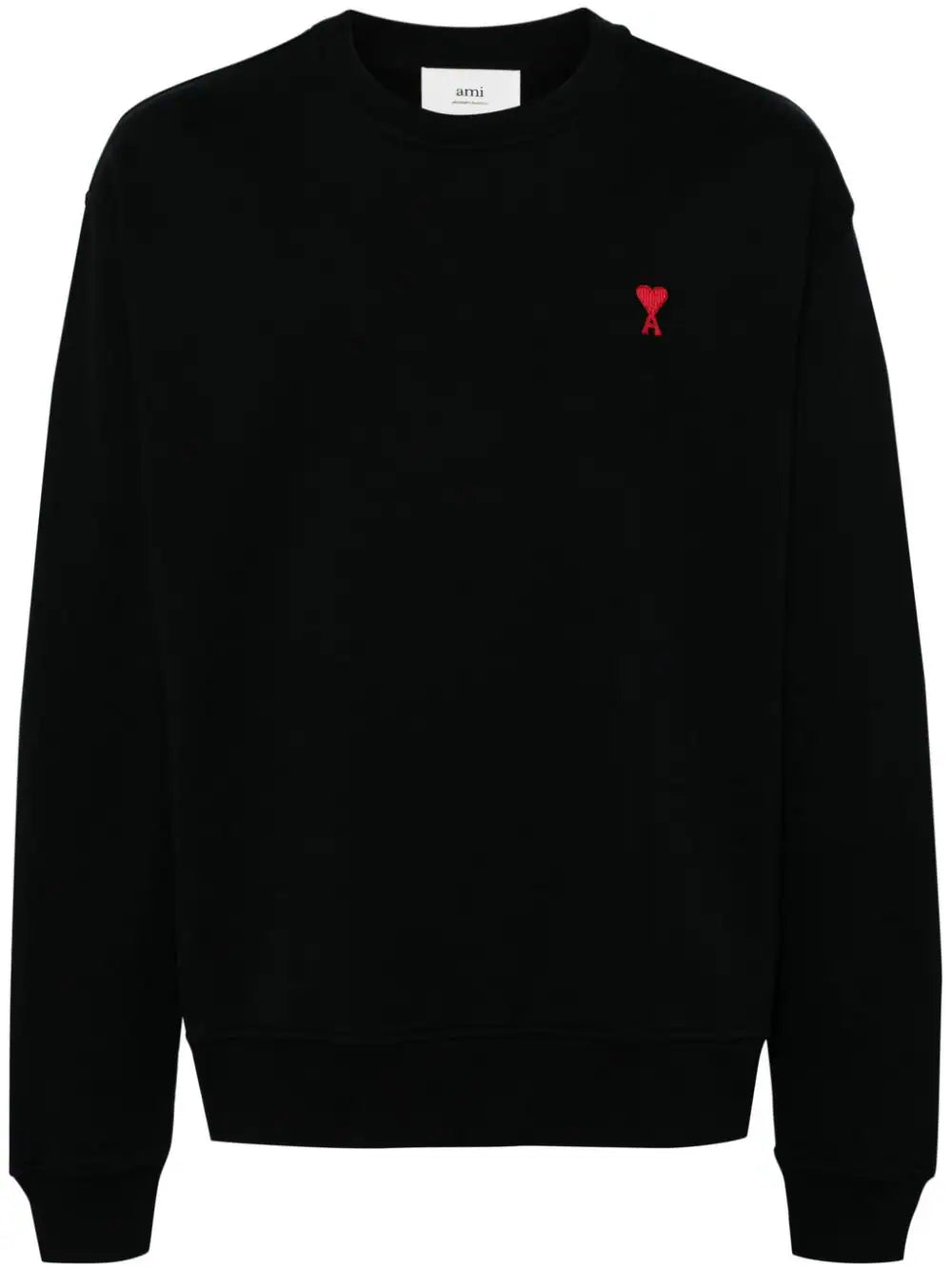 AMI Paris  embroidered logo cotton sweatshirt