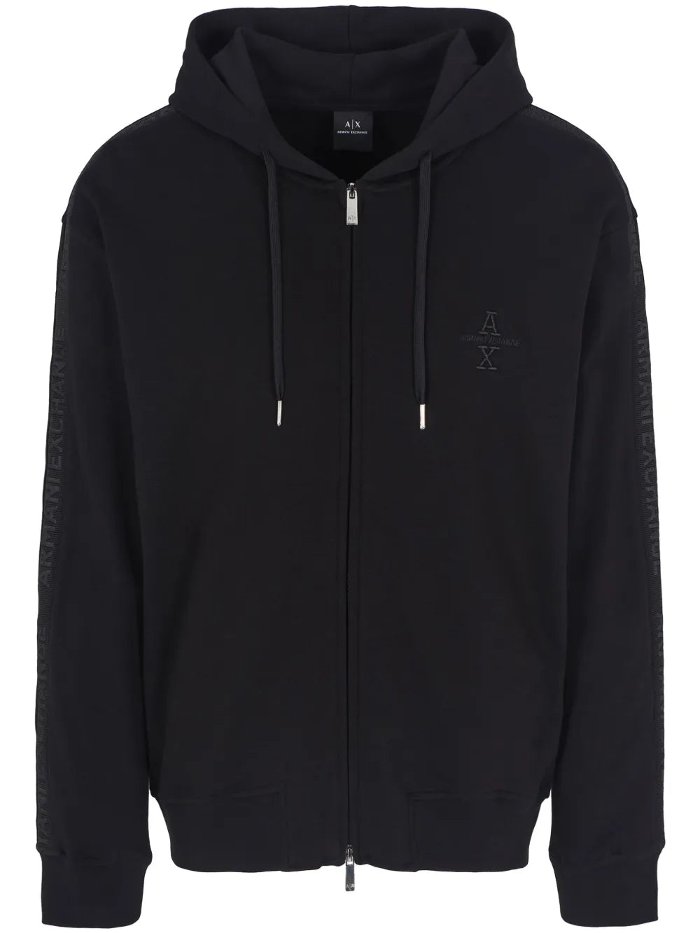 Armani Exchange  logo-embroidered hoodie