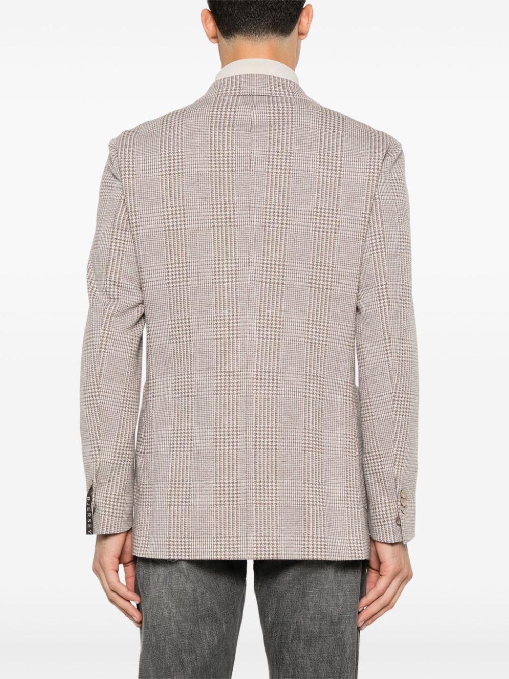 Boggi Milano Prince of Wales-check blazer