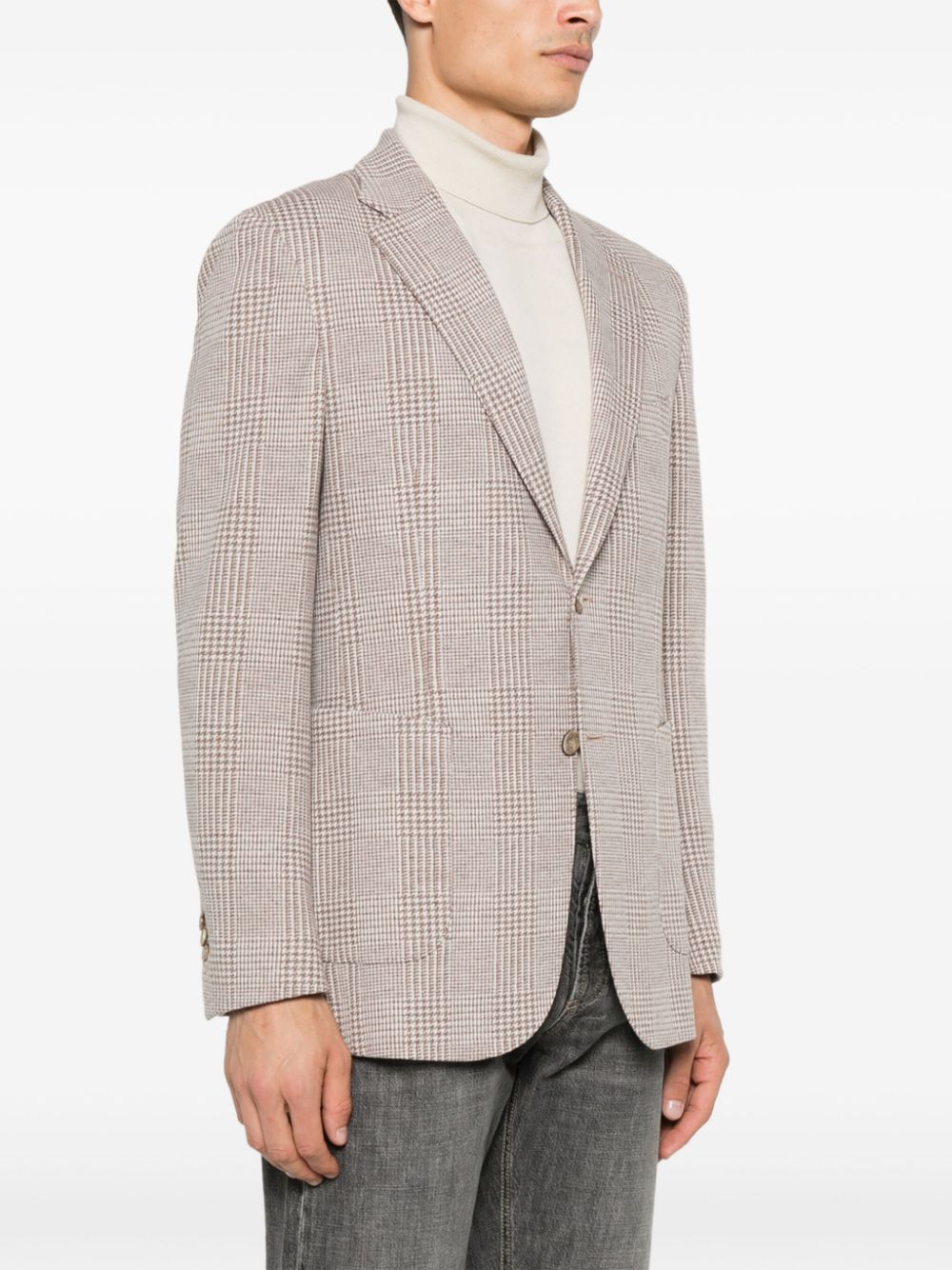 Boggi Milano Prince of Wales-check blazer