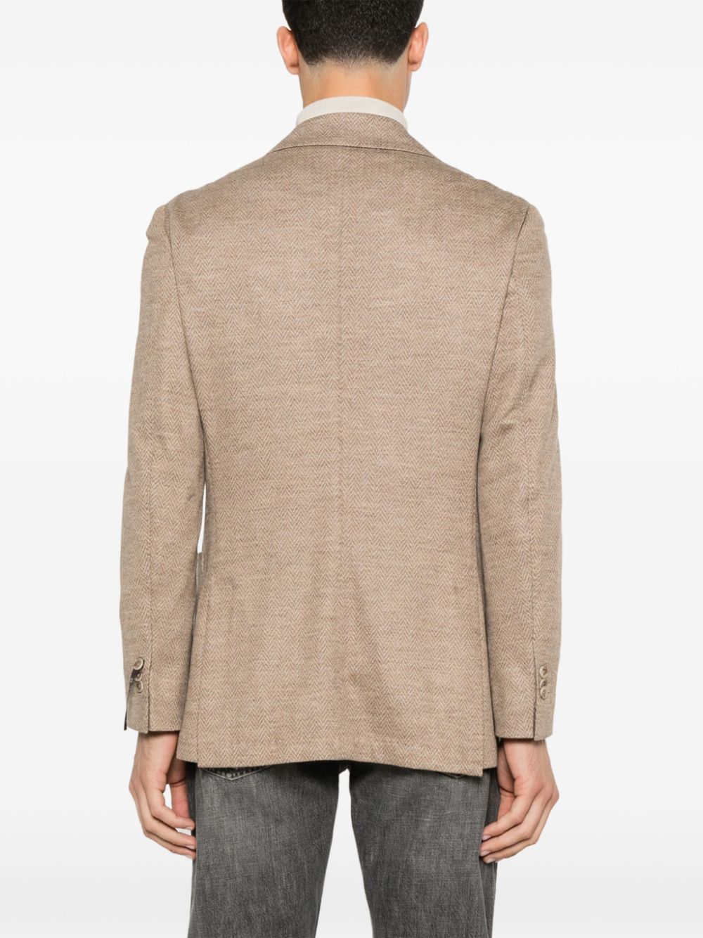 Boggi Milano  herringbone-pattern blazer