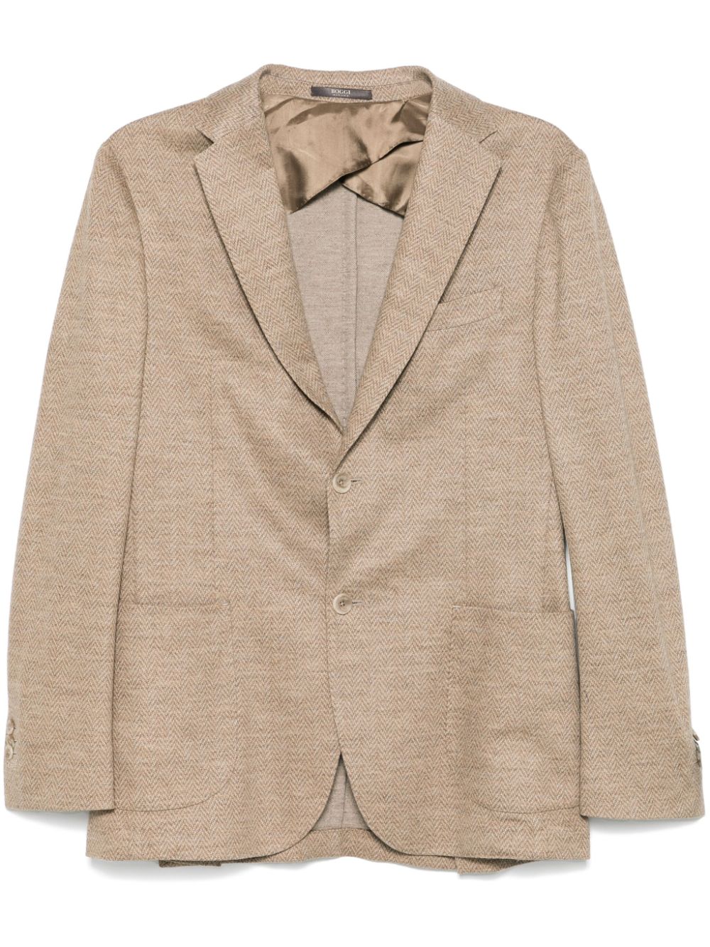 Boggi Milano  herringbone-pattern blazer