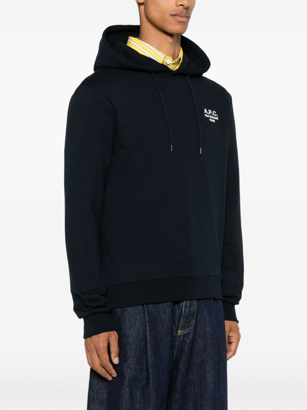A.P.C.  logo-embroidered hoodie