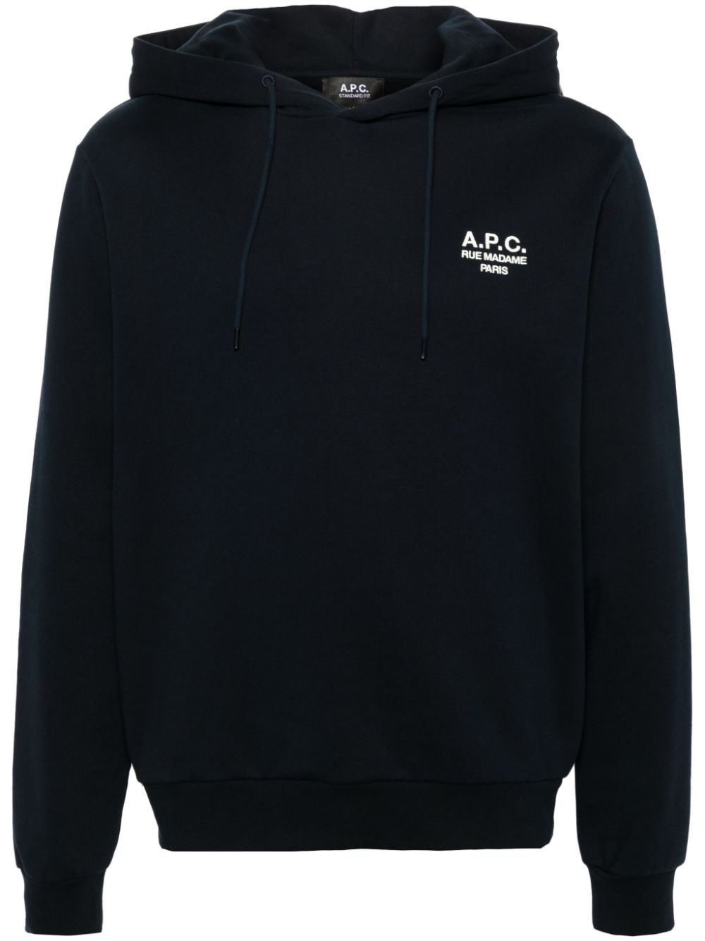 A.P.C.  logo-embroidered hoodie