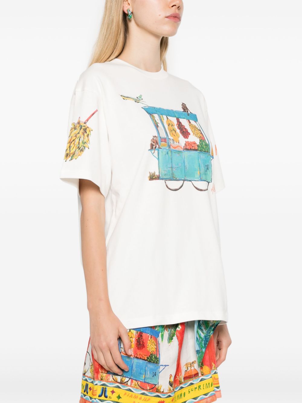 ALEMAIS x Adam Lester Fruit Cart T-shirt