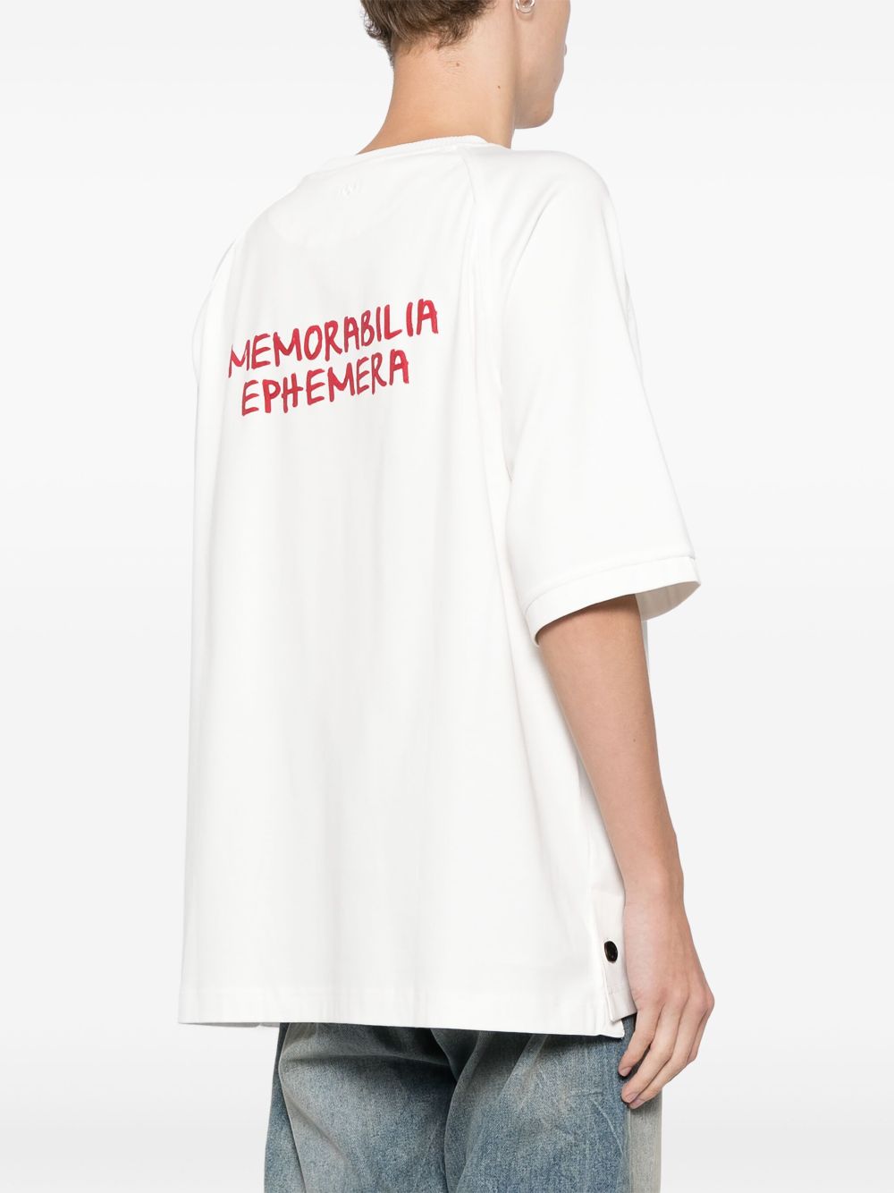 ZZERO BY SONGZIO  love panther hand rope T-shirt