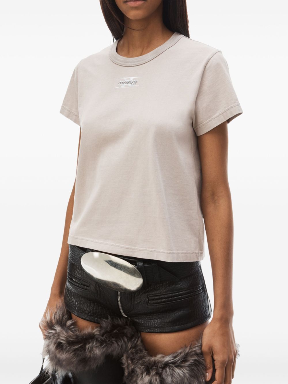 Alexander Wang blade-logo cotton T-shirt
