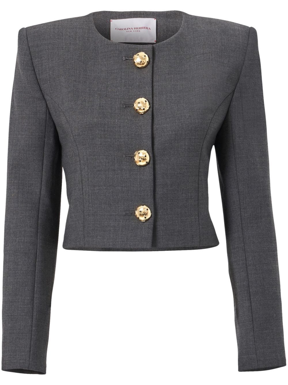 Carolina Herrera  cropped collarless jacket