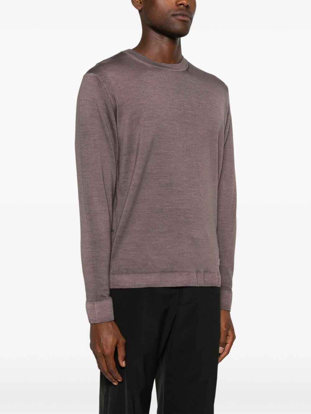 C.P. Company  logo-patch wool sweater
