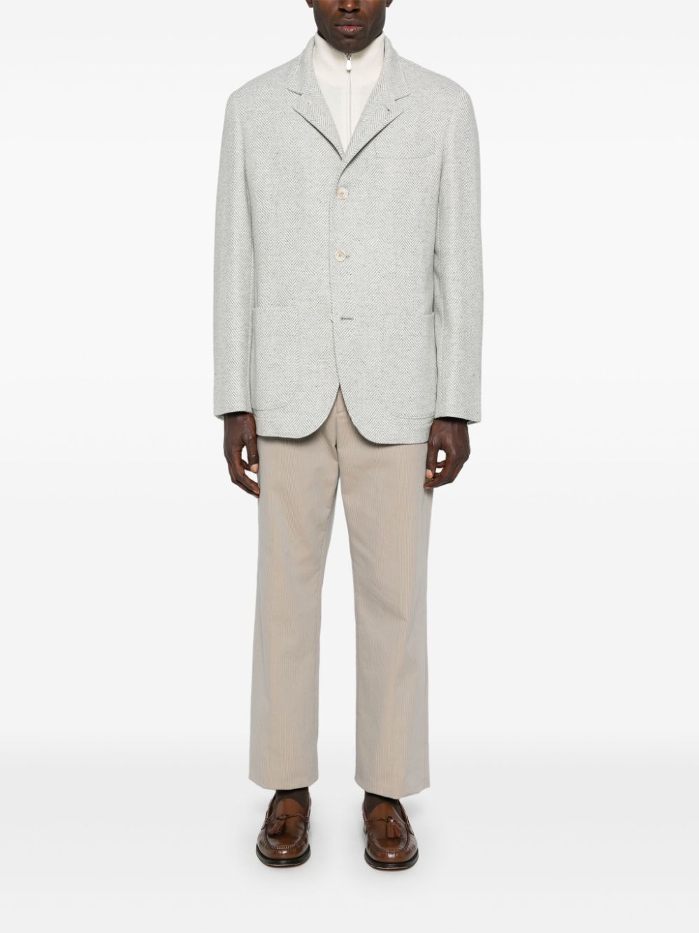 Brunello Cucinelli  herringbone blazer