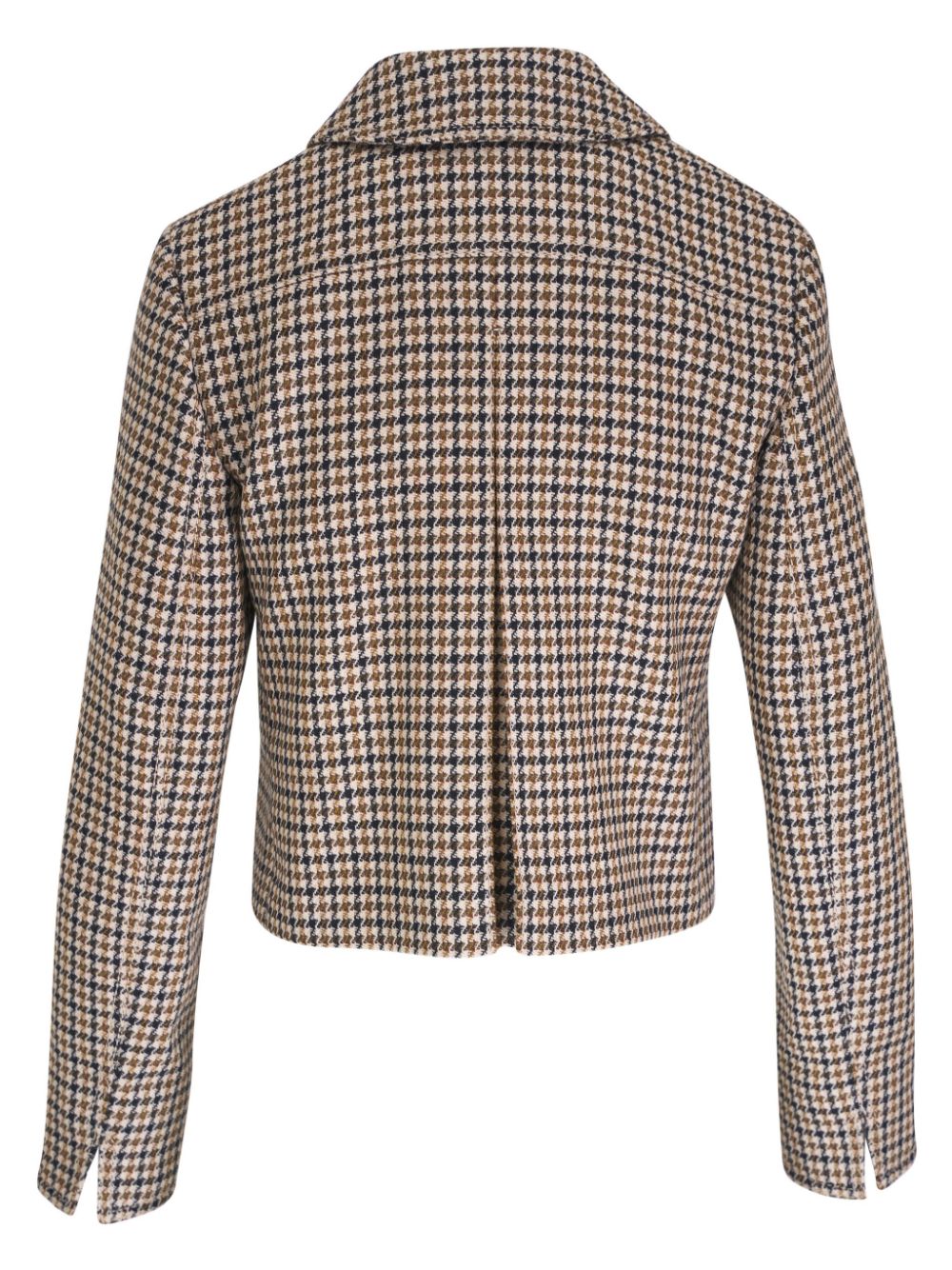 Akris Punto  check pattern buttoned jacket