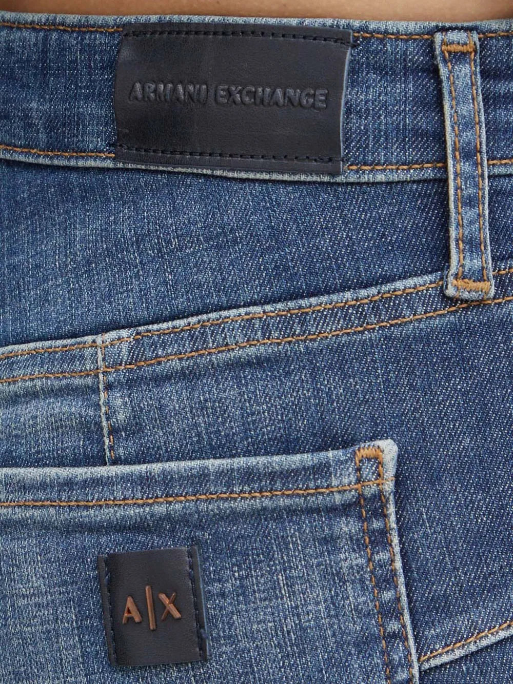 Armani Exchange  logo-plaque skinny jeans