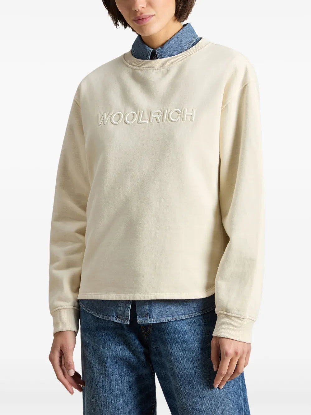 Woolrich logo sweater