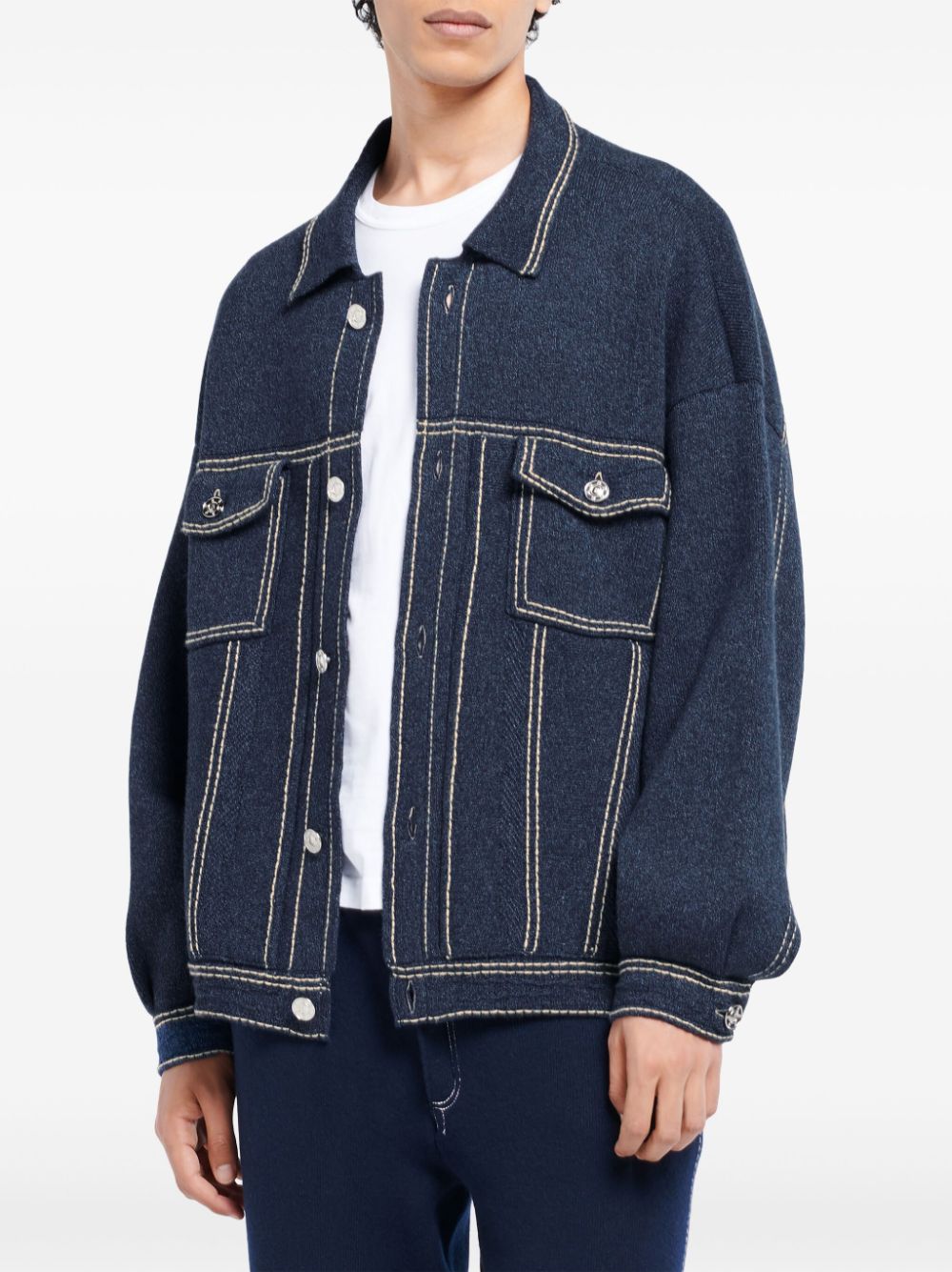 Barrie  oversized denim jacket