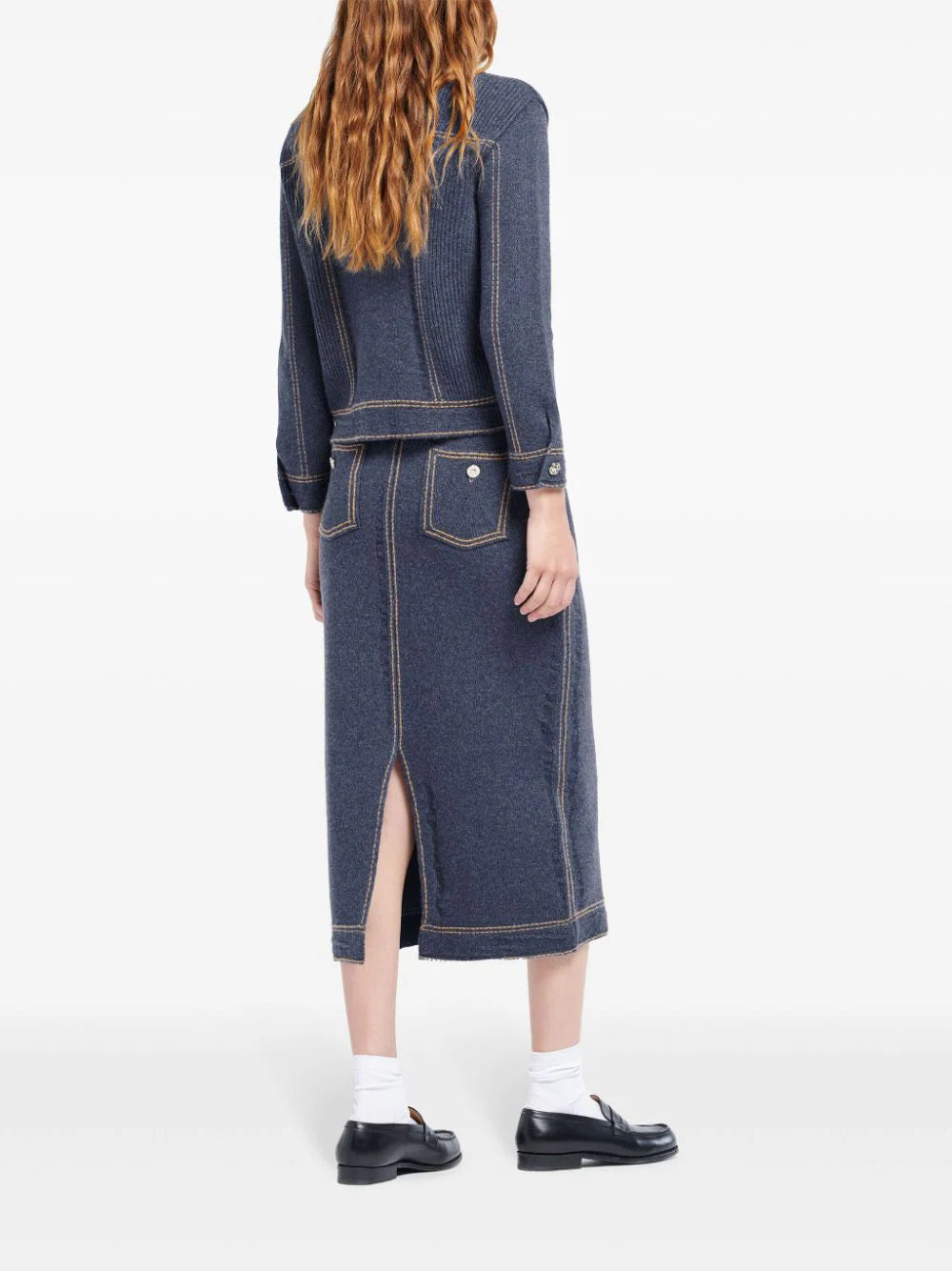 Barrie knitted midi skirt - Image 3