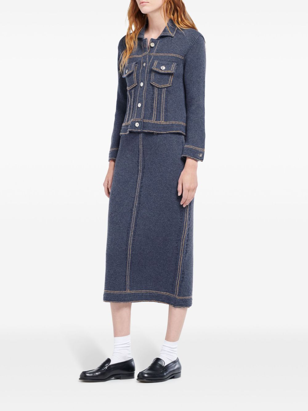 Barrie knitted midi skirt - Image 2