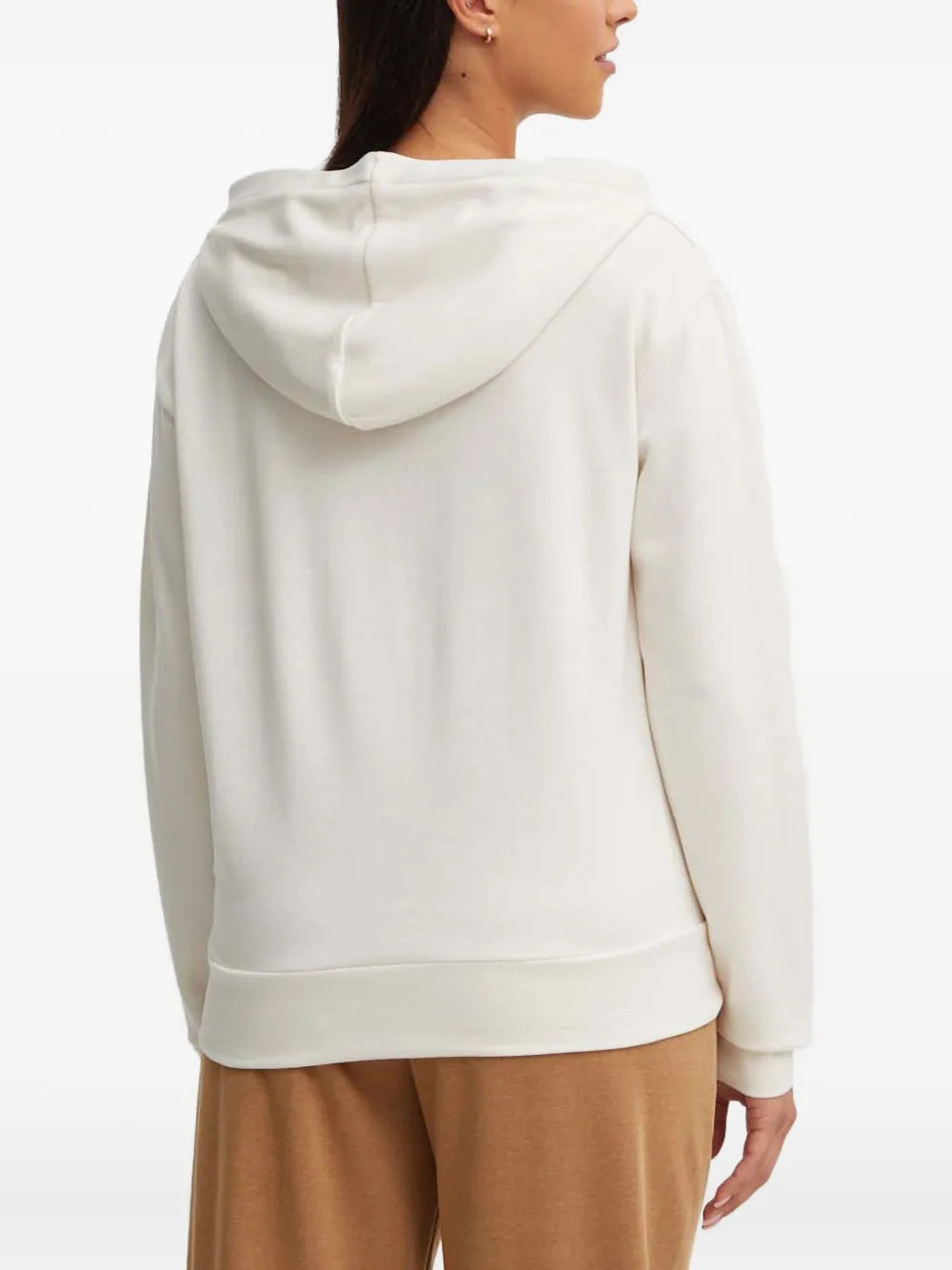 BOSS  logo-print long-sleeve hoodie