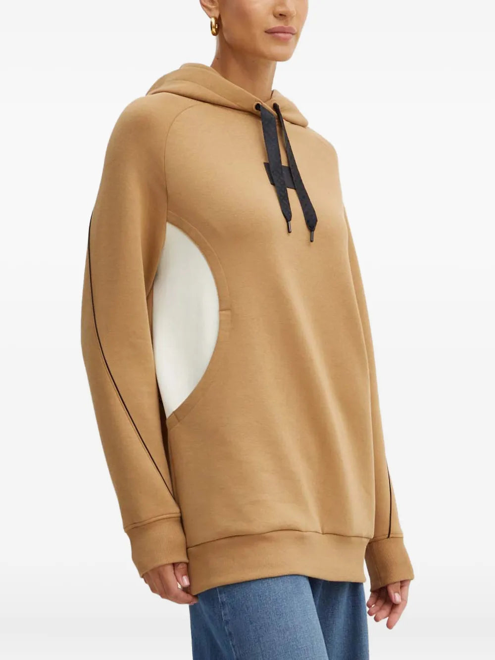 BOSS  panelled hoodie