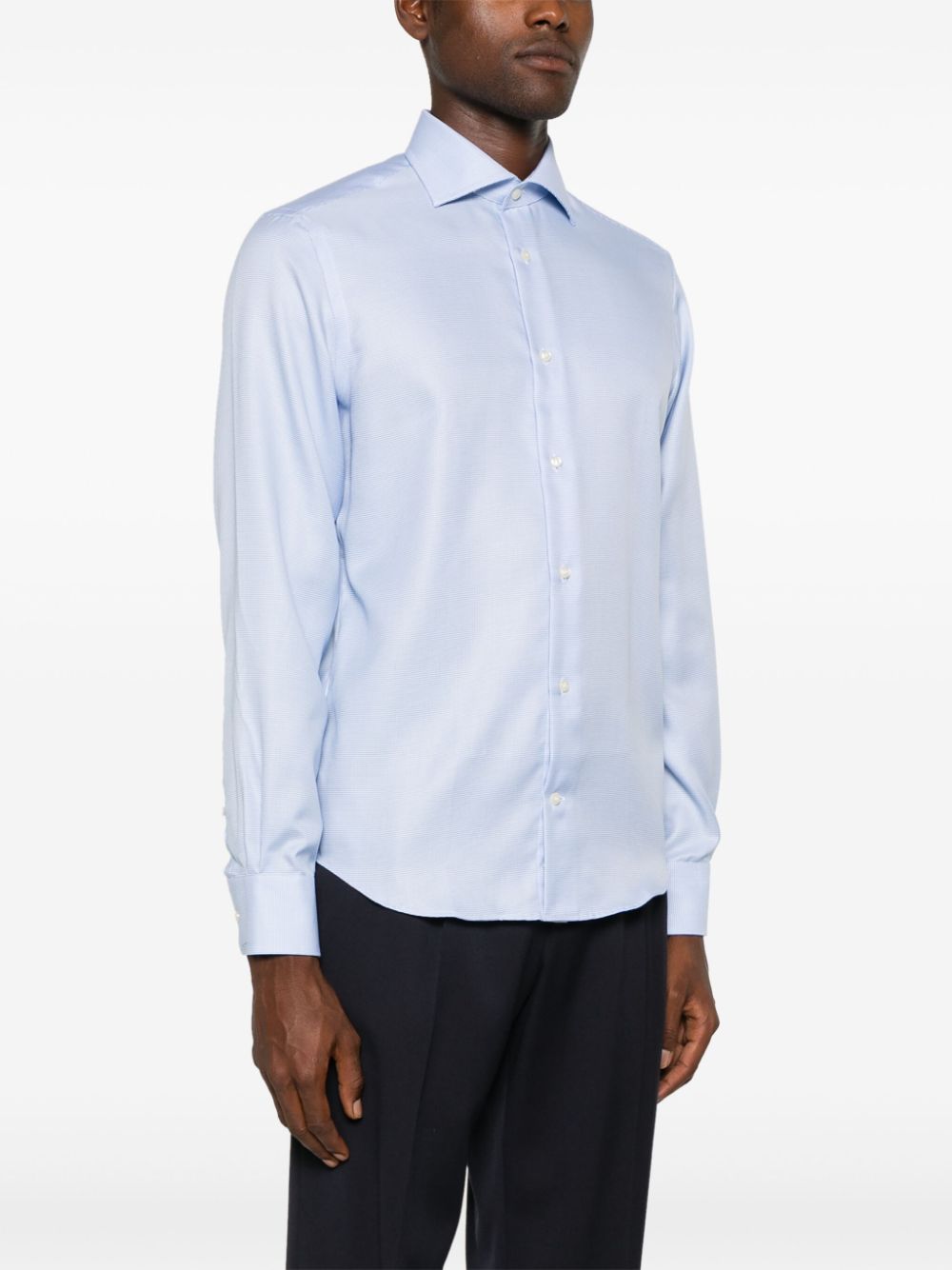 Boggi Milano  houndstooth shirt