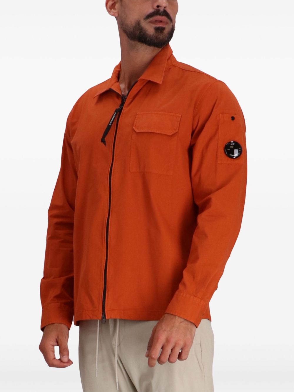 C.P. Company  zip-up gabardine overshirt