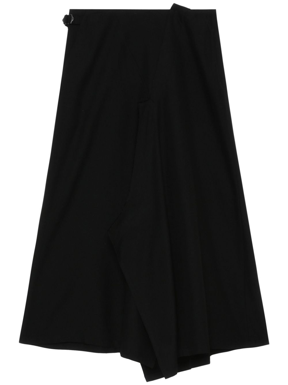 Y's  asymmetric midi skirt