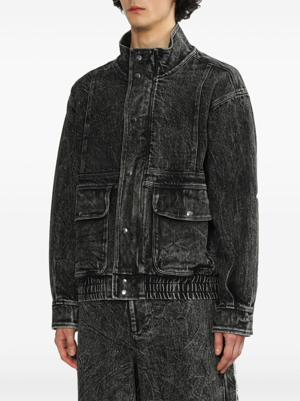 WESTFALL  acid-wash jacket