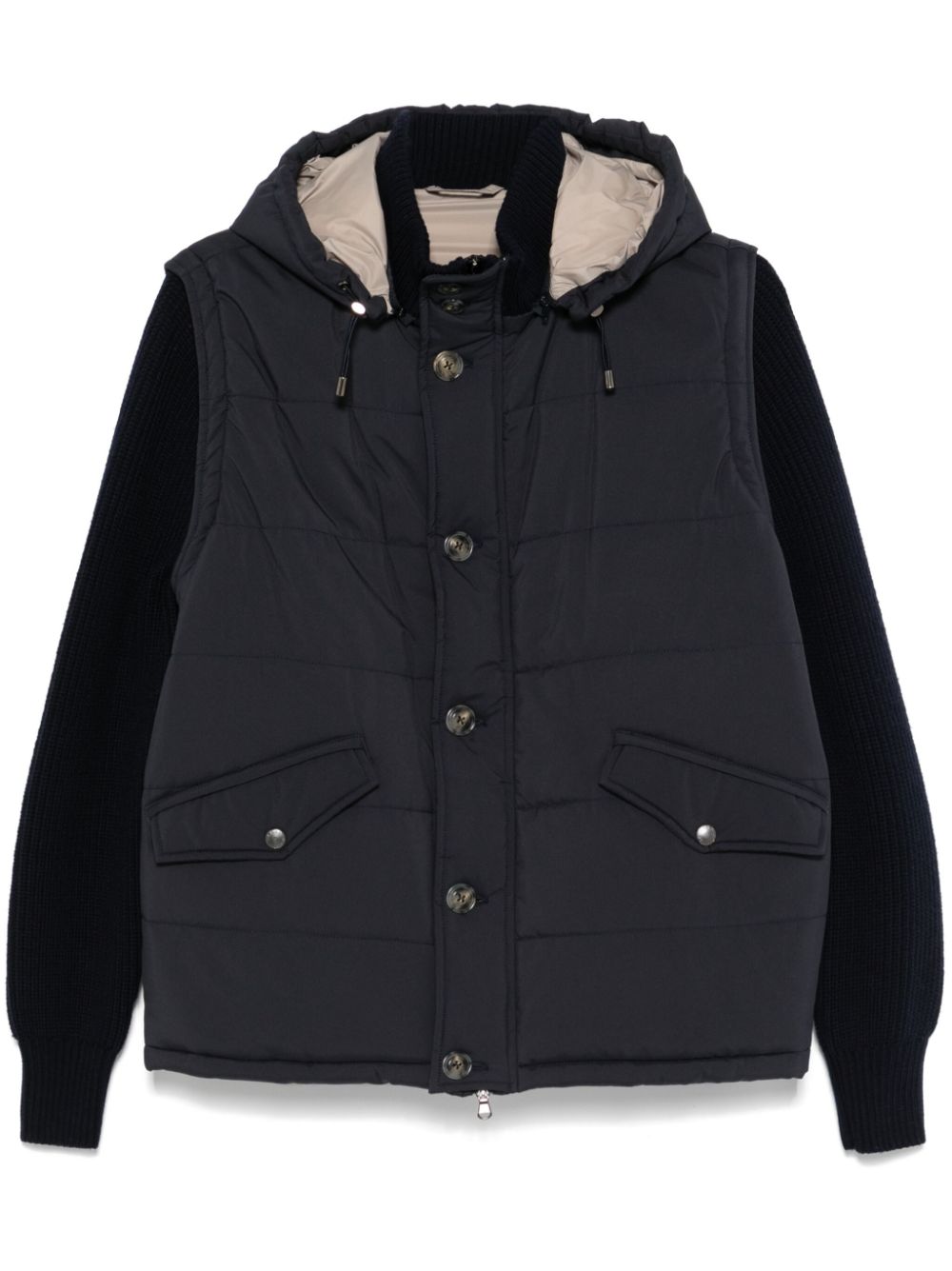 Barba  detachable-sleeve jacket