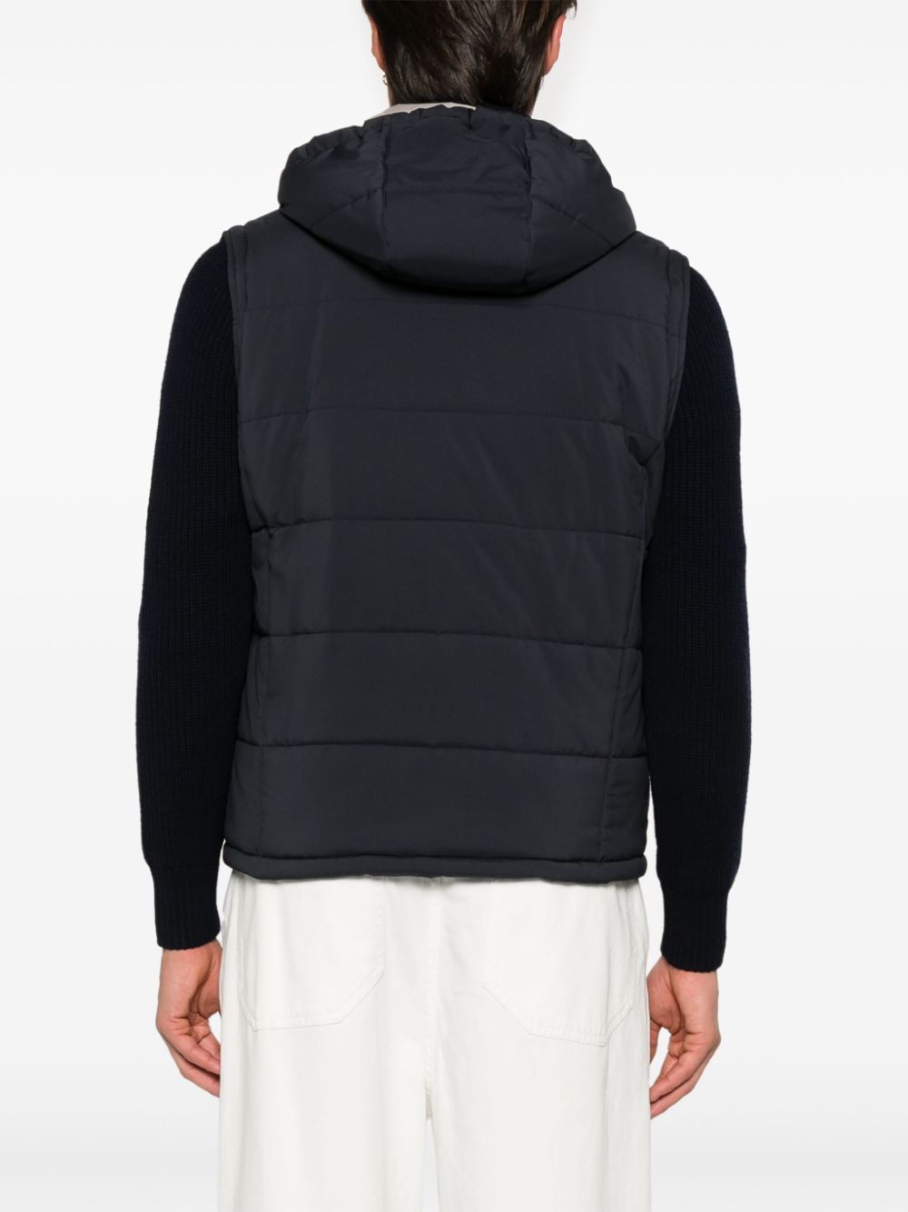 Barba  detachable-sleeve jacket