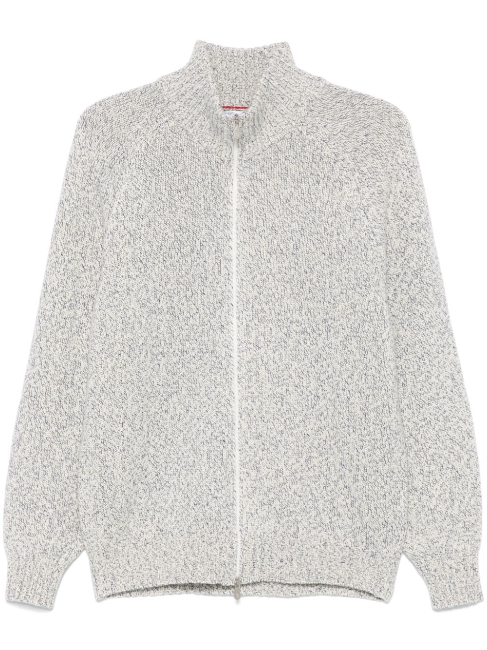 Brunello Cucinelli  mouliné cashmere cardigan