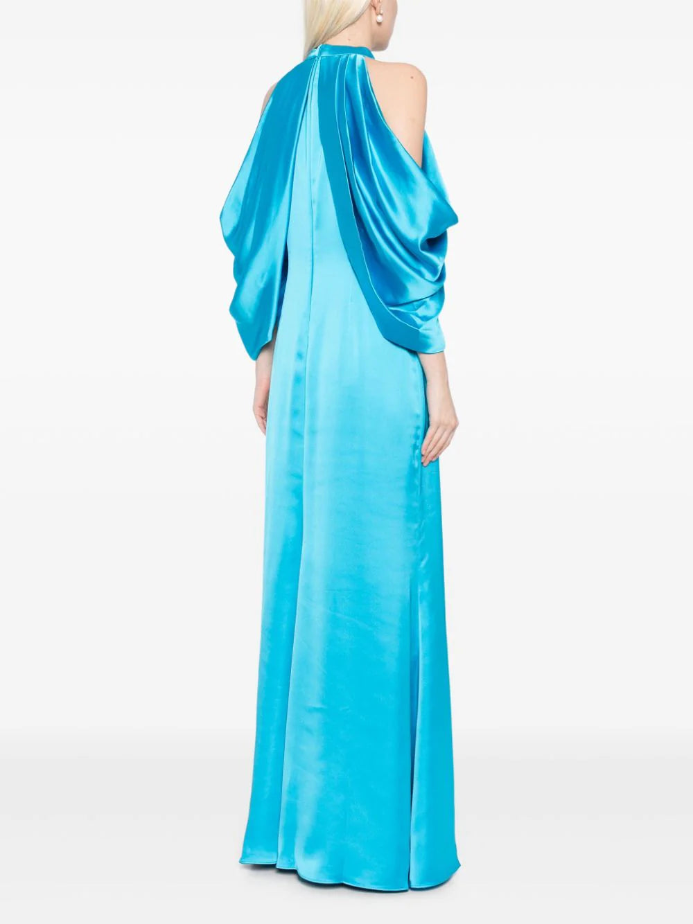 Badgley Mischka  halte rneck dress