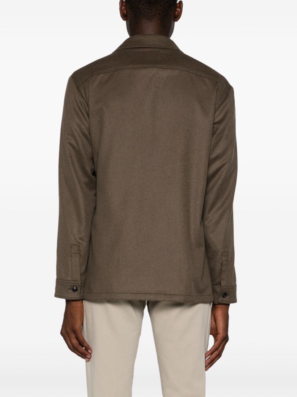 Boggi Milano cashmere shirt jacket