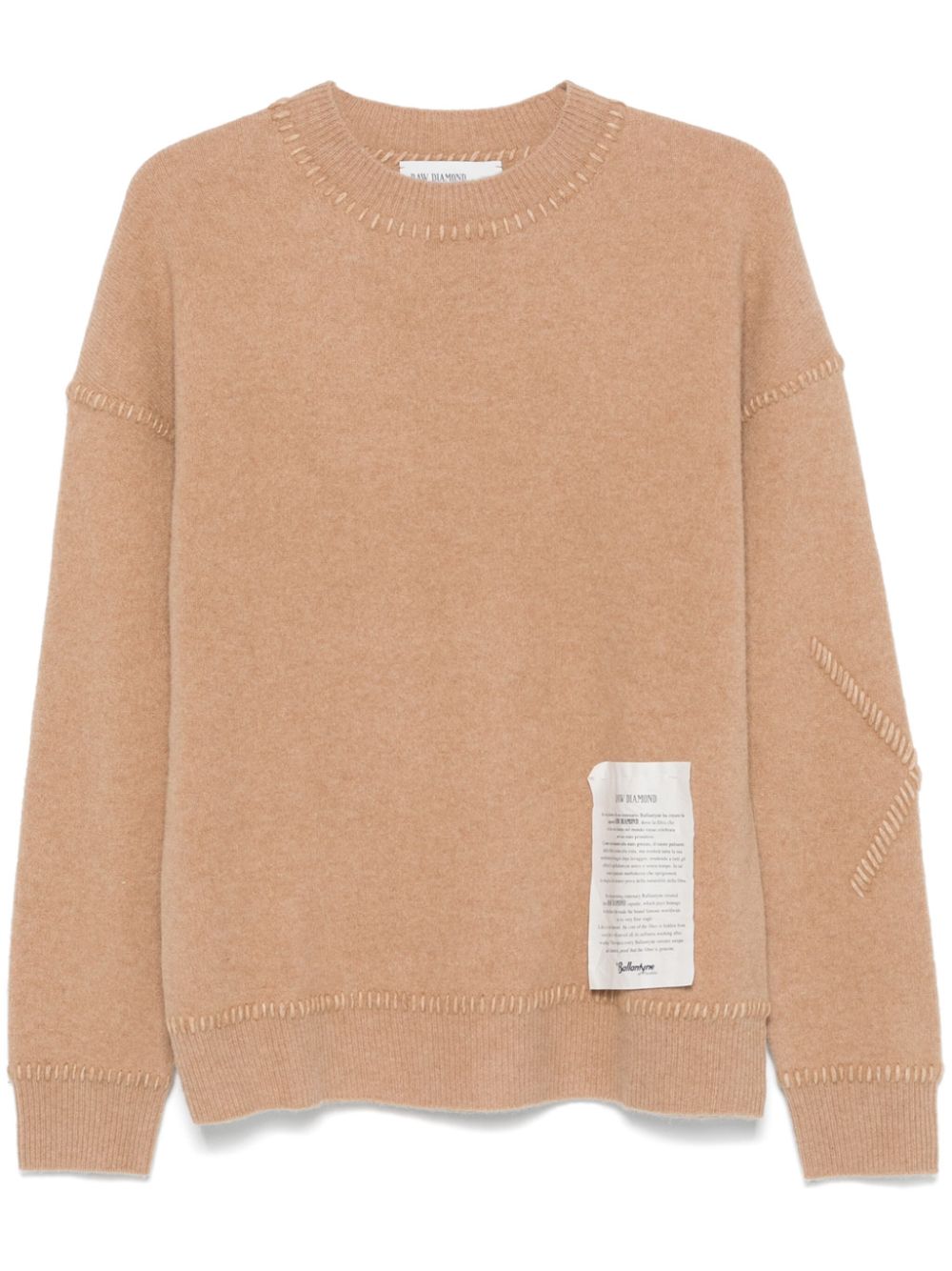Ballantyne  decorative-stitching sweater