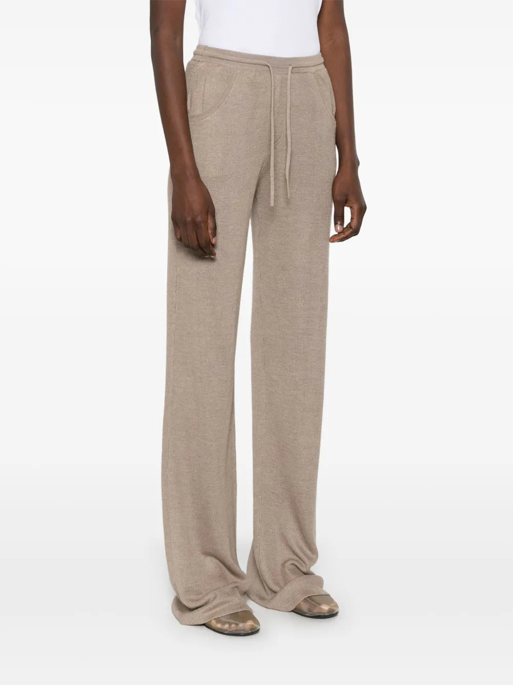 Aya Muse  fine-knit trousers