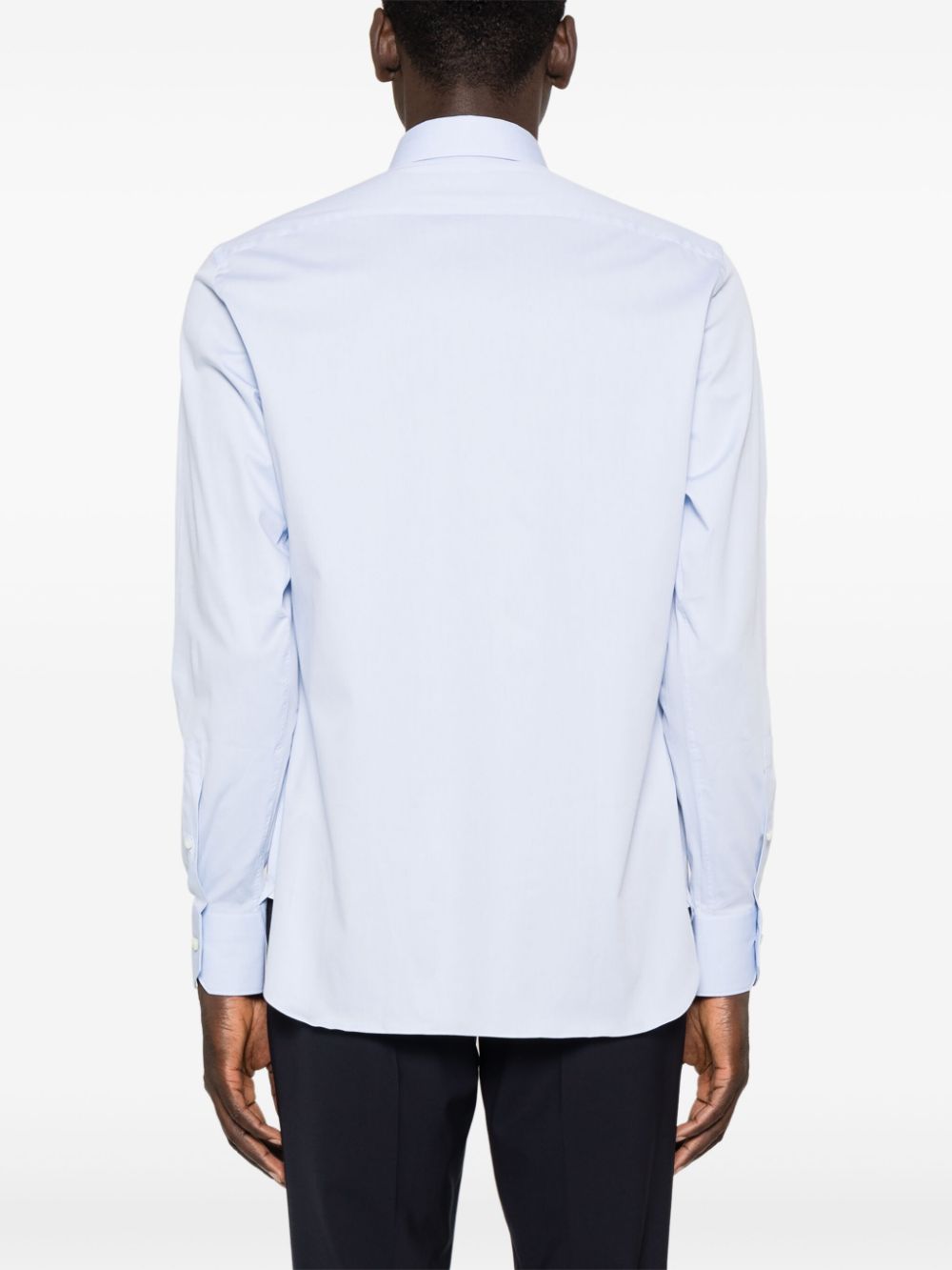 Zegna  spread-collar shirt