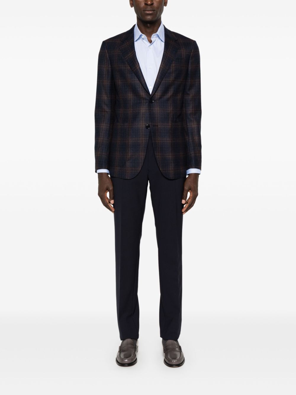 Zegna  spread-collar shirt