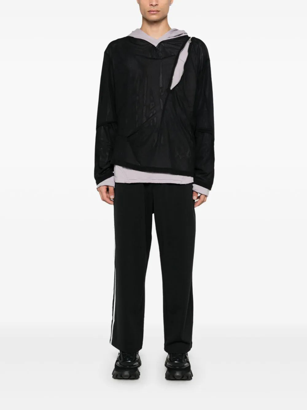 Y-3  x adidas 3-Stripes track pants