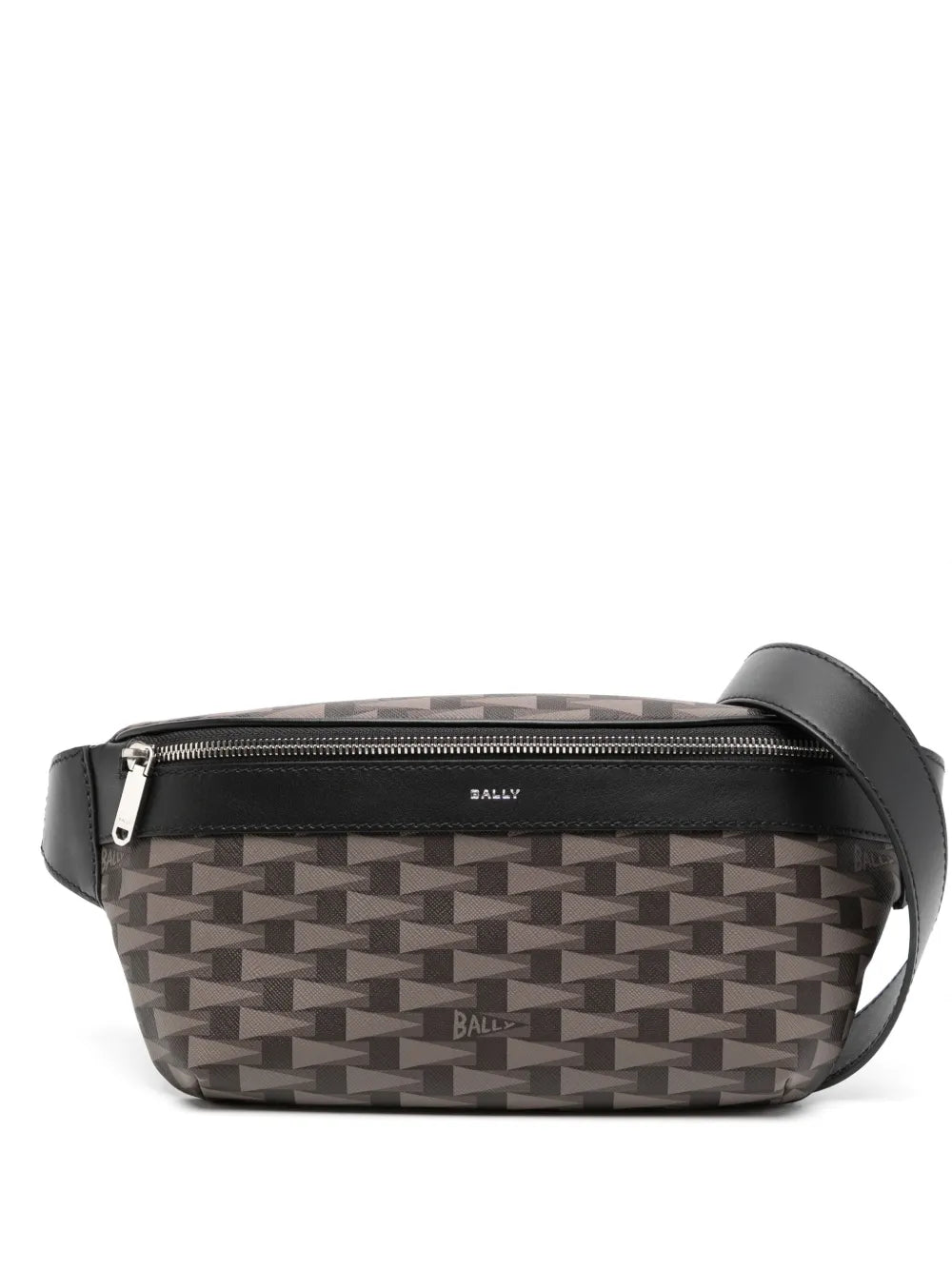 Bally  geometric pattern belt bag