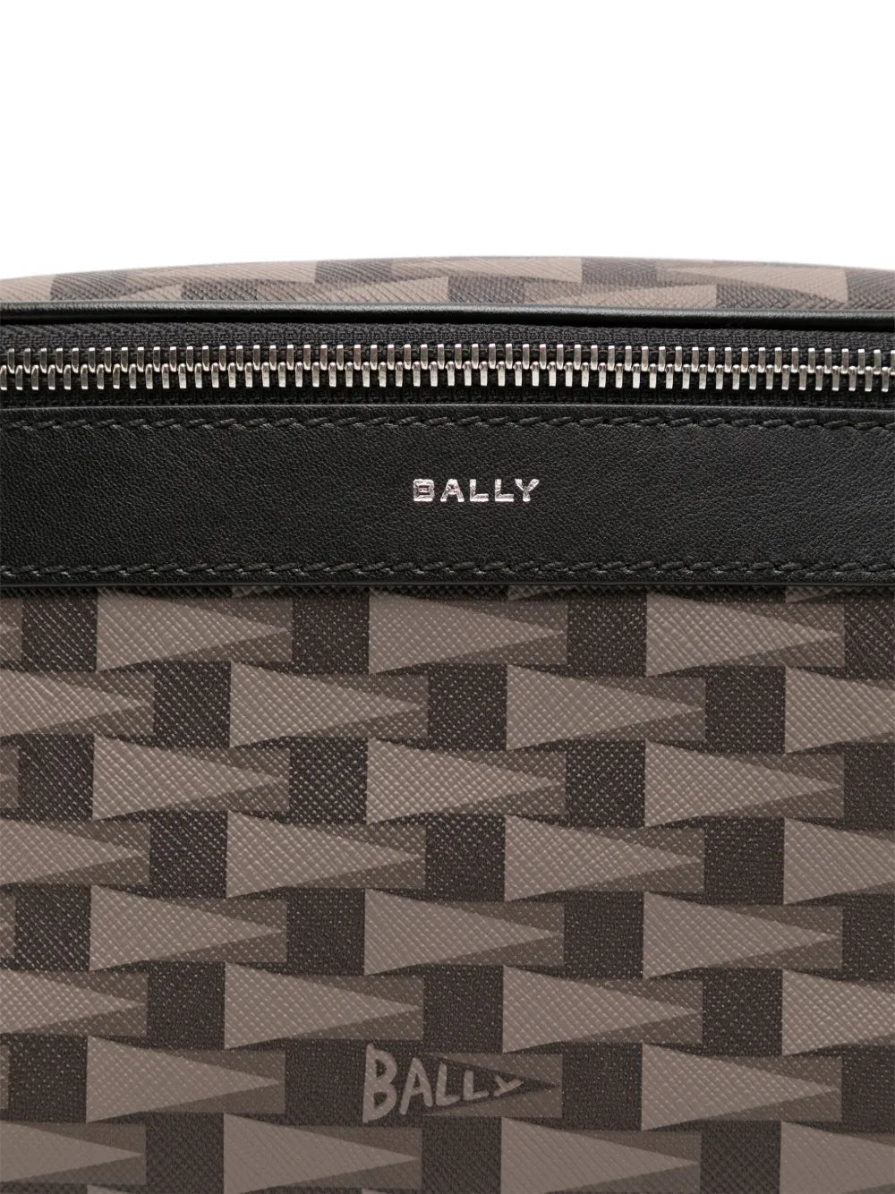 Bally  geometric pattern belt bag