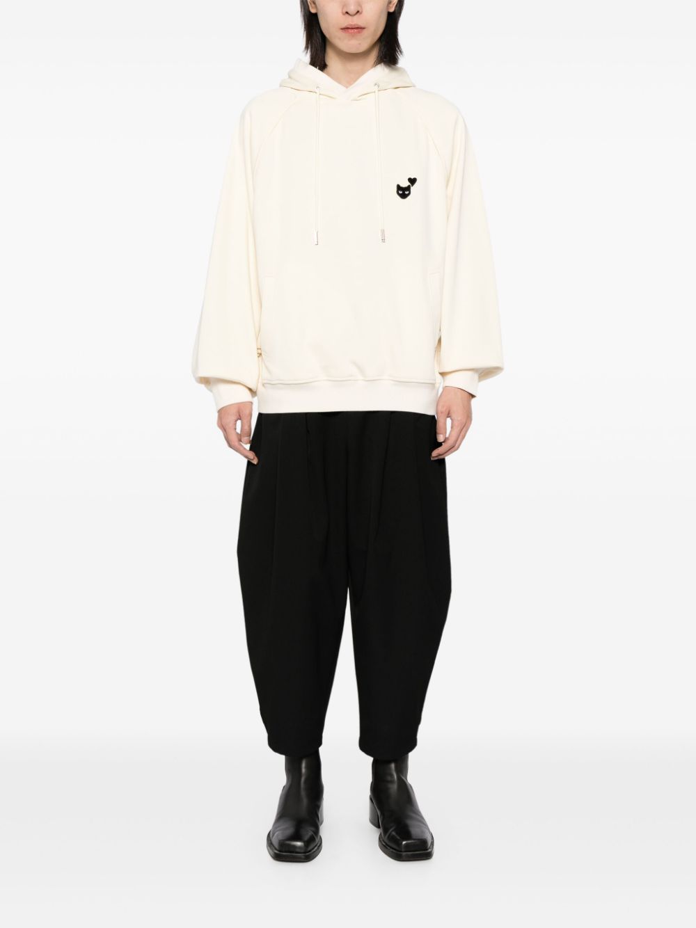 ZZERO BY SONGZIO  Love Panther Hand Rope hoodie