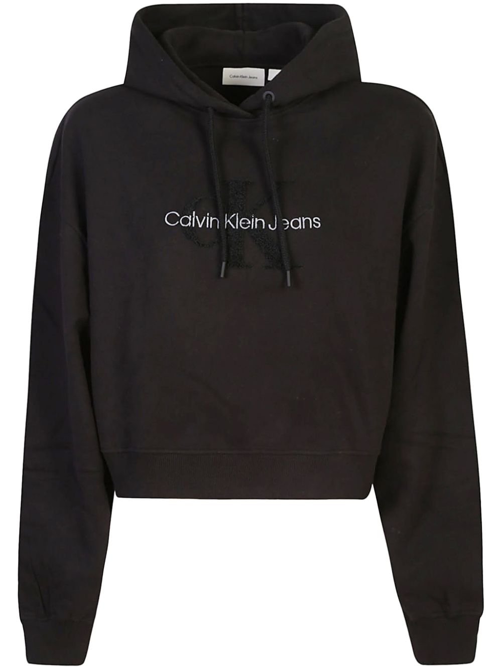 Calvin Klein  logo-embroidered hoodie