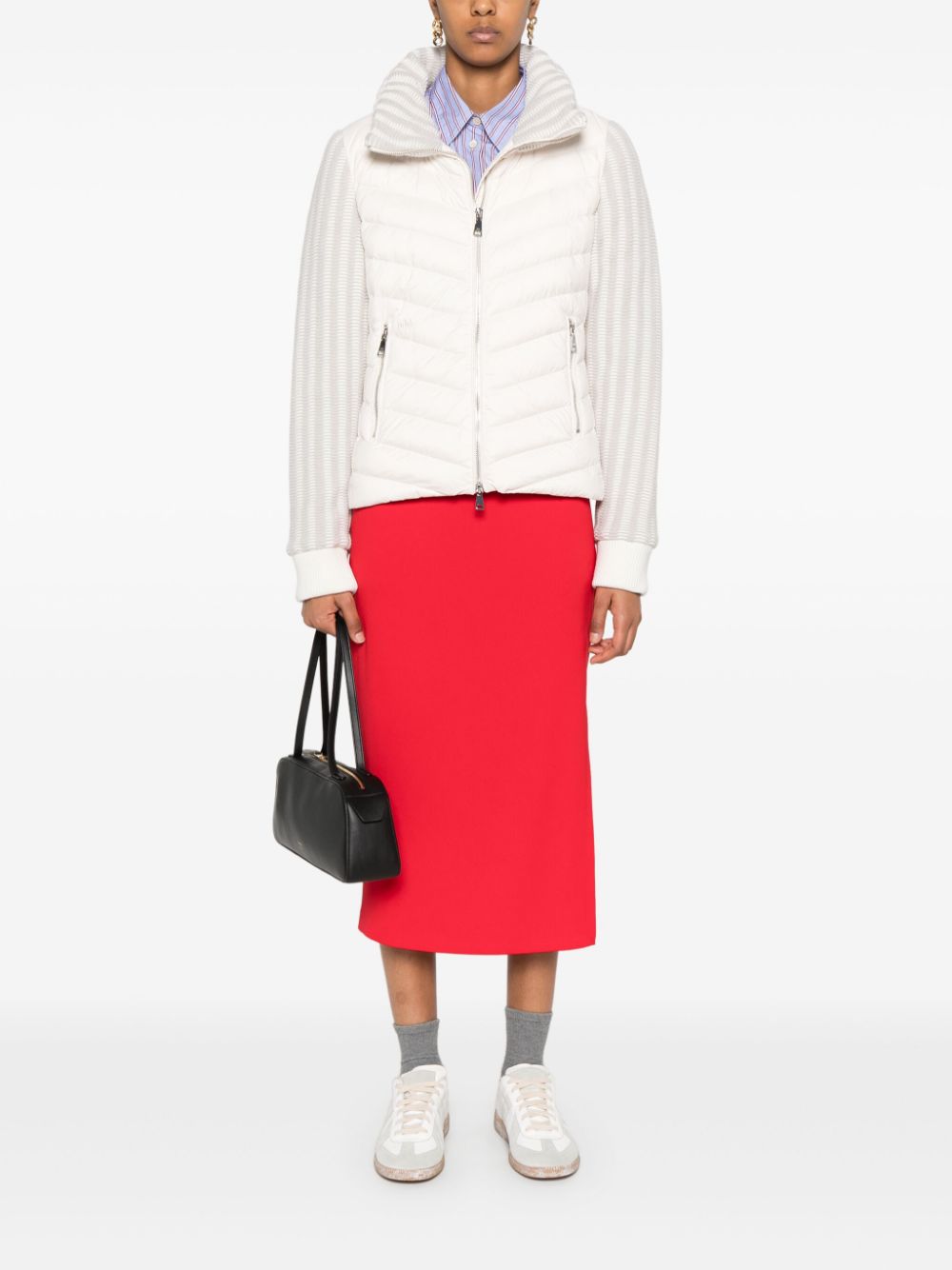 Add panelled puffer jacket - Image 2