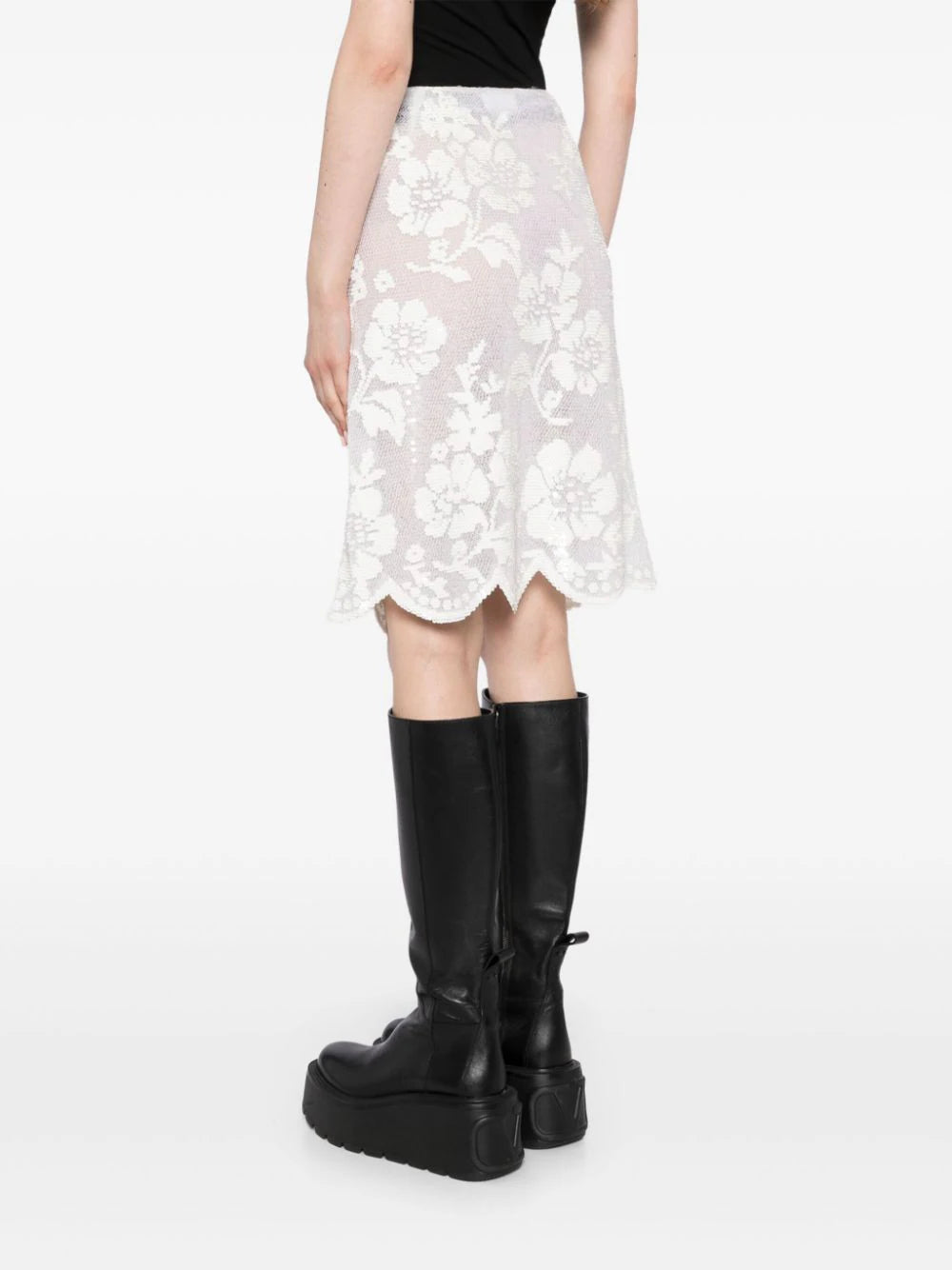 Ashish  sequin-embellished A-line skirt
