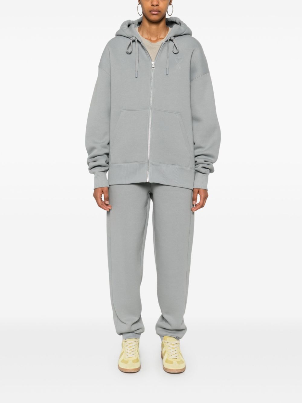 AMI Paris  Ami de Coeur zip-up hoodie