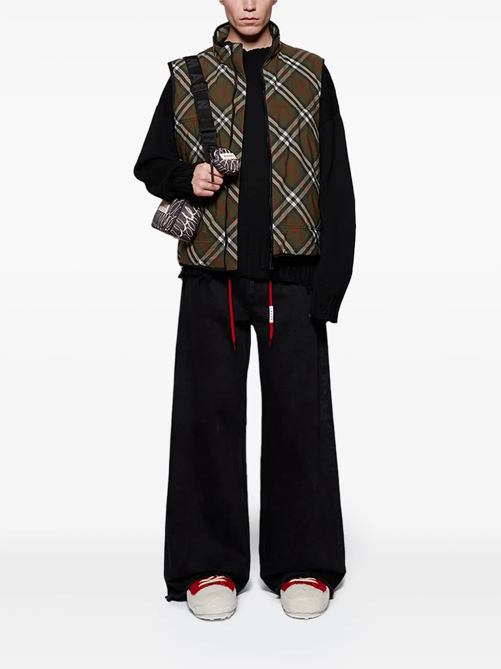 Burberry  checked gilet