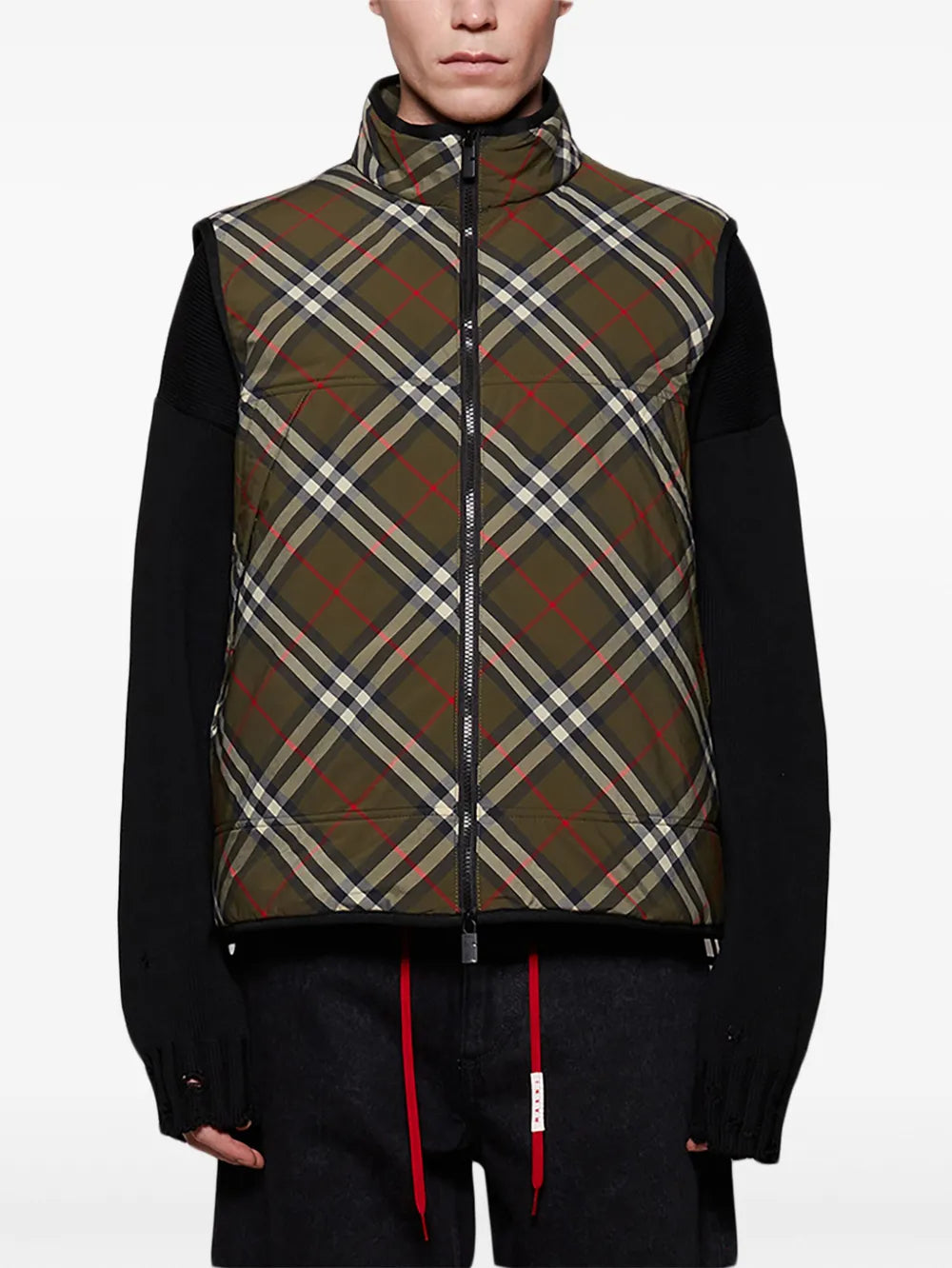 Burberry  checked gilet